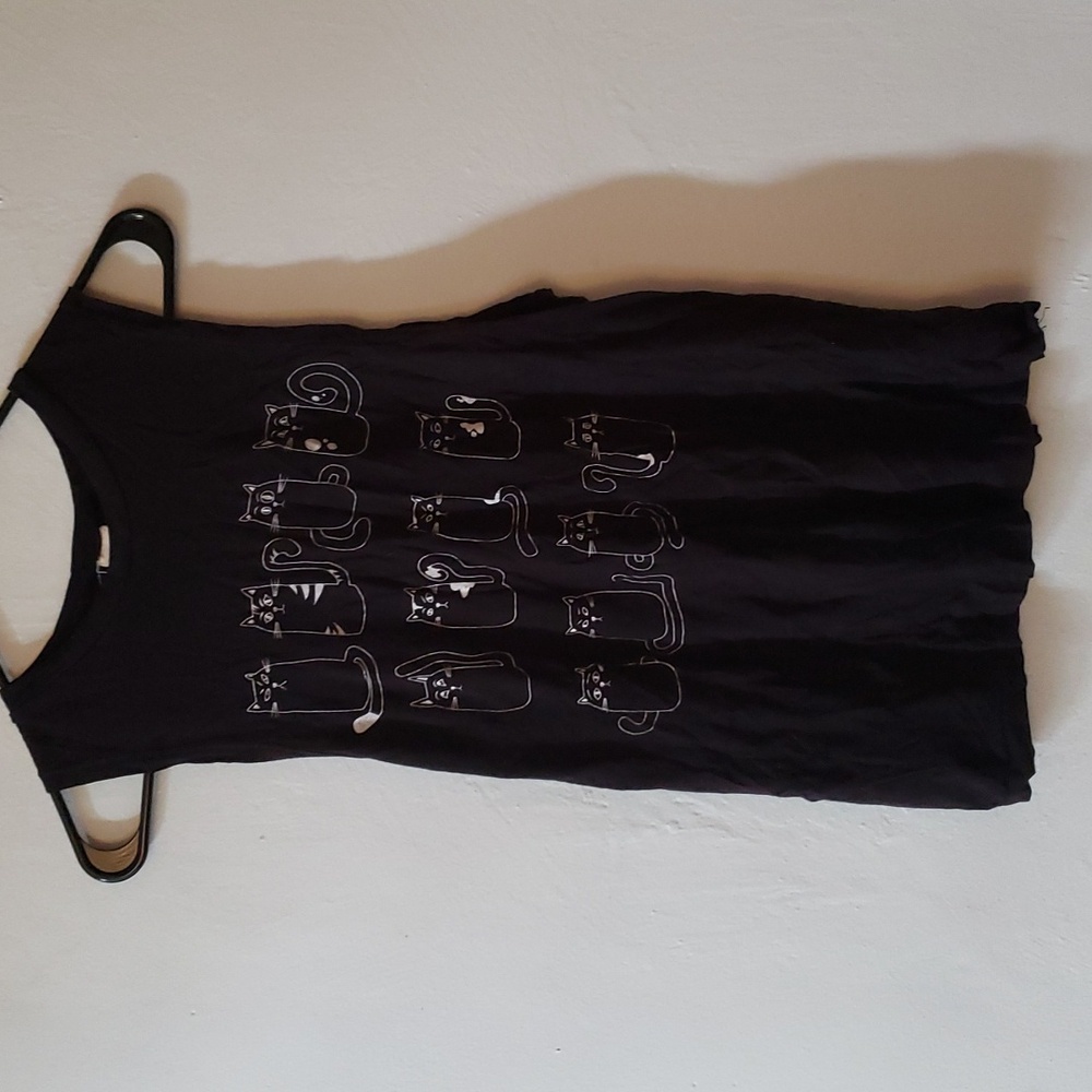 LA Hearts | Black Cat Tank | S